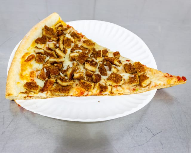 Chicken Cutlet Pizza.
