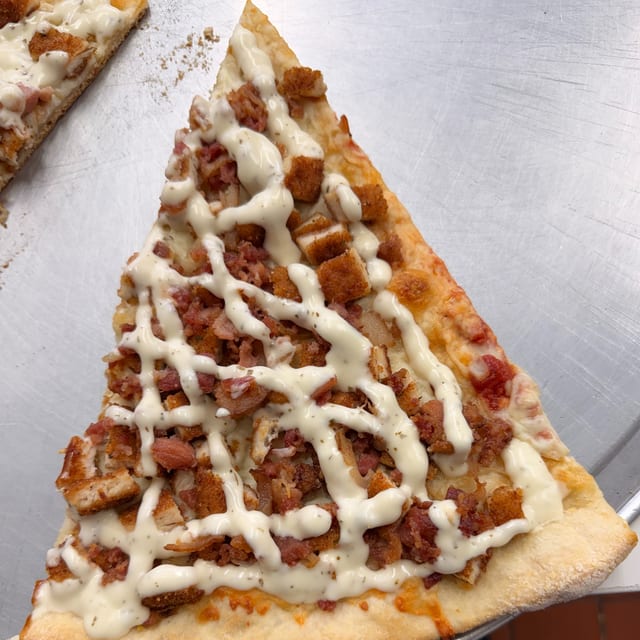 Chicken Bacon Ranch Pizza.