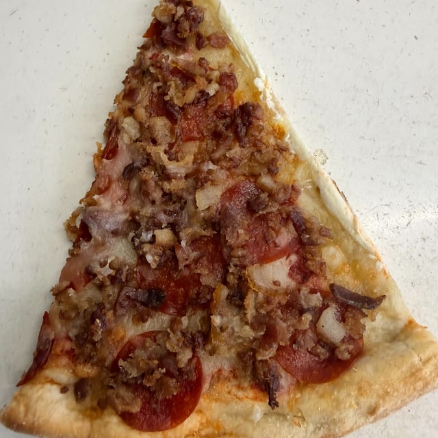 Bacon Pizza.